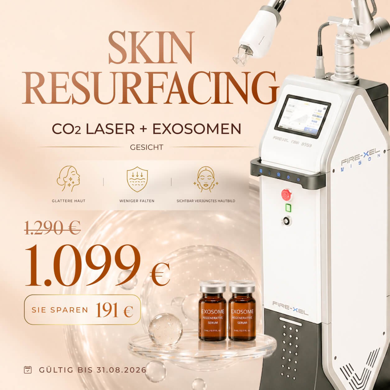CO₂ FIRE-XEL Laser Frankfurt – Fractional Skin Rejuvenation and Skin Resurfacing